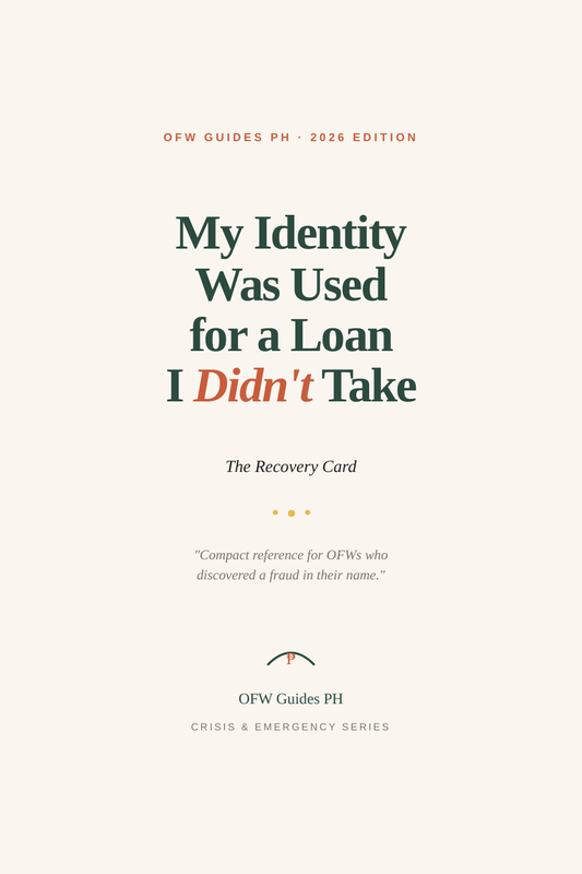 My Identity Was Used for a Loan — Cover