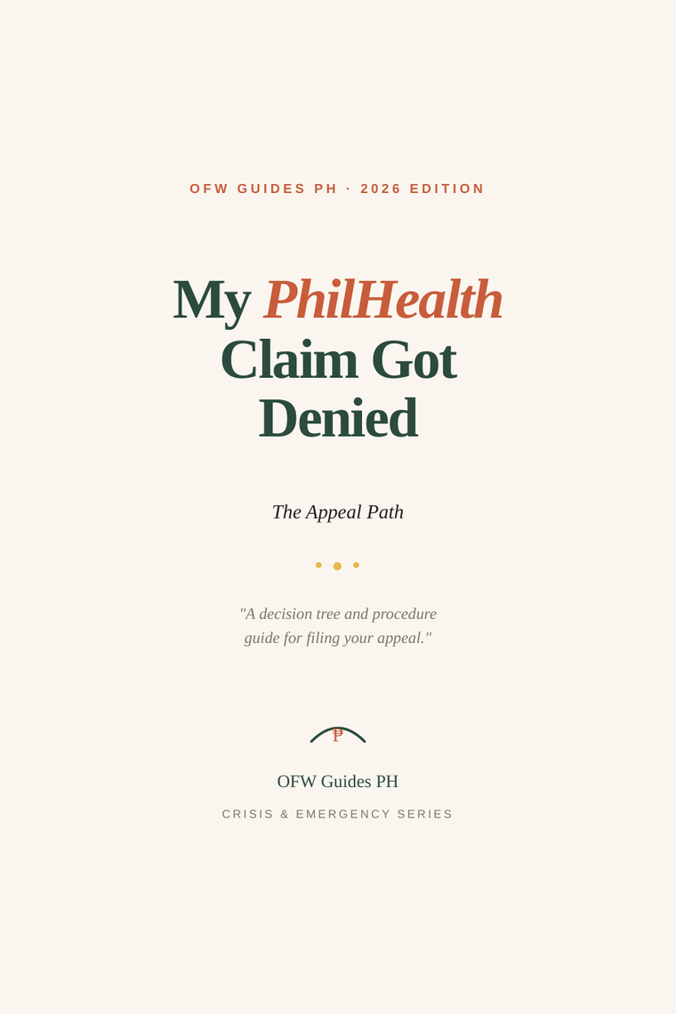My PhilHealth Claim Got Denied — The Appeal Path